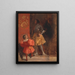 A knight and a page Goetz von Berlichingen and his page George - Richard Parkes Bonington — framed artwork on a wall