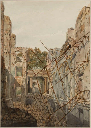 Richard Phen Spiers - Ruines du Palais de SaintCloud en 1871.webp