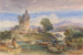 Paesaggio con castello in rovina sul Esk - Richard Principal Leitch — vista dell’opera