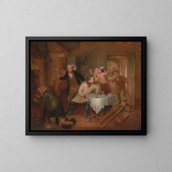 Der Rückkehr der Deserteure - Richard Redgrave — gerahmtes Bild an der Wand