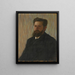 Ritratto maschile - Richard Seemann — quadro incorniciato alla parete