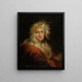 David Garrick nel ruolo del re Lear - Richard Westall — quadro incorniciato alla parete