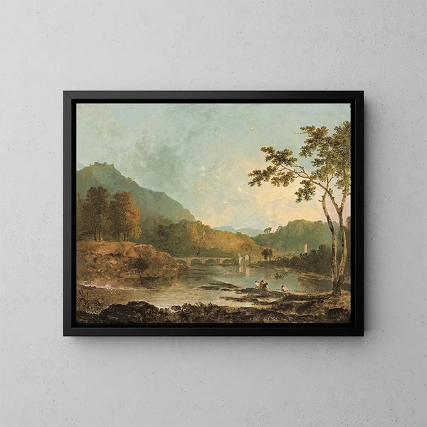 Dinas Bran da Llangollen - Richard Wilson — quadro incorniciato alla parete