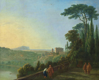 Richard Wilson - Lake Nemi and Genzano from the Terrace of the Capuchin Monastery.webp