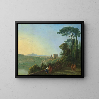Richard Wilson - Lake Nemi and Genzano from the Terrace of the Capuchin Monastery.webp