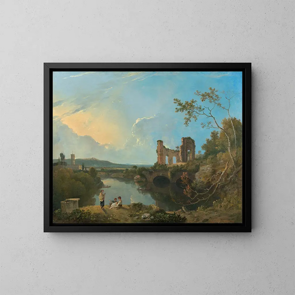 Tempio di Venere a Baie - Richard Wilson — quadro incorniciato alla parete