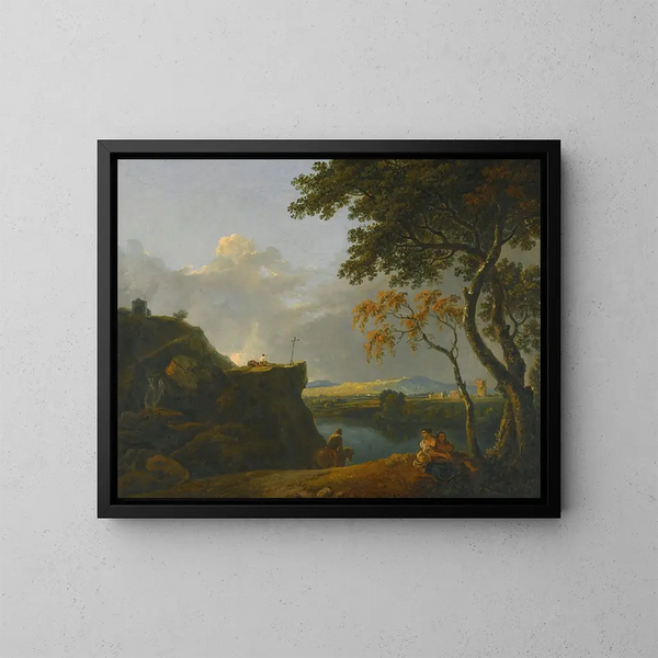 Il monaco bianco - Richard Wilson — quadro incorniciato alla parete