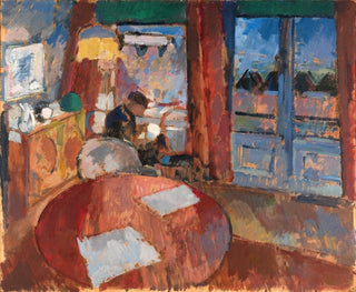 Interno con ricamatrice - Rik Wouters — vista dell’opera