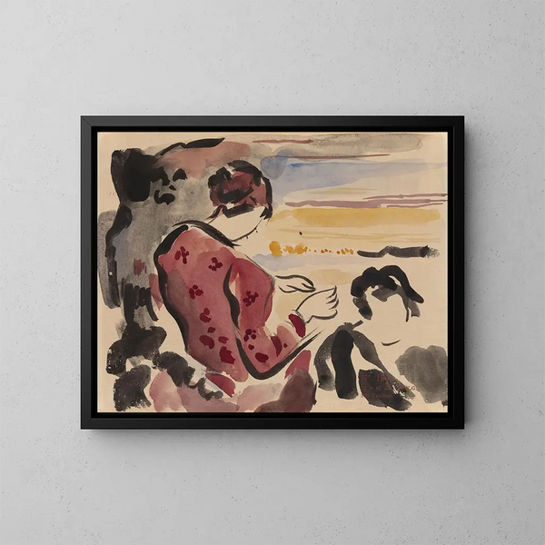 Donna seduta - Rik Wouters — quadro incorniciato alla parete