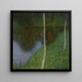 Rivage with birch trees - Gustav Klimt — framed artwork on a wall
