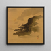 Rivage mit Vögeln - Shibata Zeshin — gerahmtes Bild an der Wand