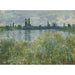 Riproduzione del dipinto Rives de la Seine à Vétheuil - Claude Monet
