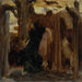 Rizpah, Farbskizze - Frederic Leighton — Ansicht des Kunstwerks