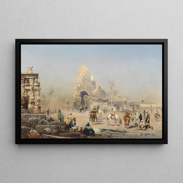 Robert Alott - Orientalische Straenszene.webp