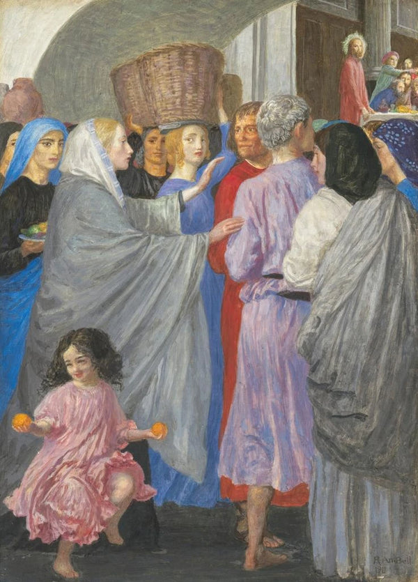 Reproduction of the painting Les Noces de Cana - Robert Anning Bell