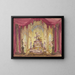 decorativo con una statua di san Giorgio che sconfigge il drago - Robert Caney — quadro incorniciato alla parete