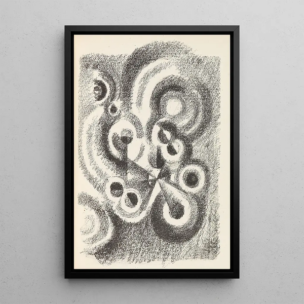 Montherlant H The Morning Shift - Robert Delaunay — framed artwork on a wall