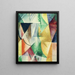Eine Fenster - Robert Delaunay — gerahmtes Bild an der Wand