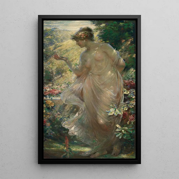 The Butterfly - Robert Fowler — framed artwork on a wall