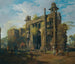 Ansicht der Tür des Lal Bagh in Dacca - Robert Home — Ansicht des Kunstwerks
