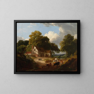 Robert Ladbrooke - Barnyard Scene.webp