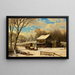 Wintermorgen - Robert Melvin Decker — gerahmtes Bild an der Wand