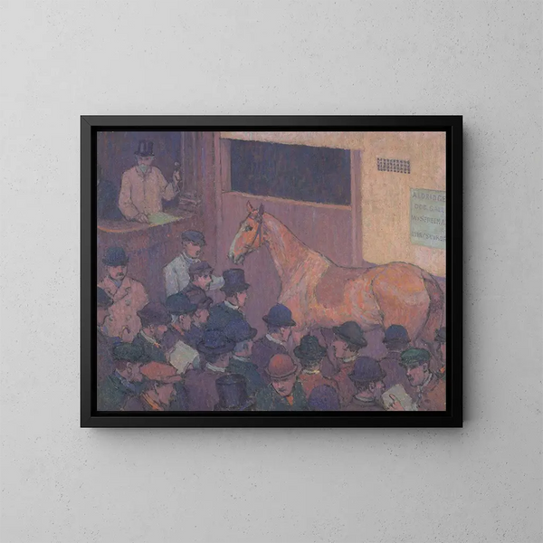 Silenzio con tutte le disturbi del traffico - Robert Polhill Bevan — quadro incorniciato alla parete