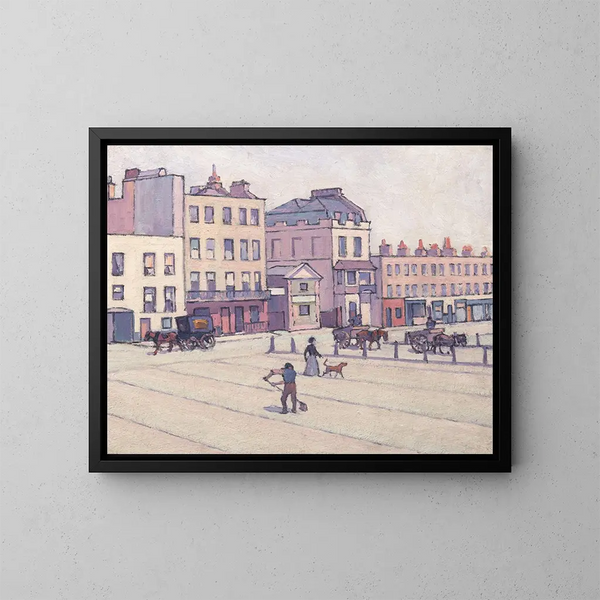 La Maison de pesage du marché de Cumberland - Robert Polhill Bevan — quadro incorniciato alla parete
