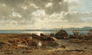 Robert Russ - Abend am Chiemsee.webp