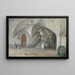 Corridor at the Kantioler in Klausen - Robert Russ — framed artwork on a wall