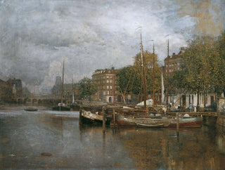 Robert Russ - Kanal in Rotterdam.webp