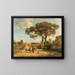 Porta Furba sulla strada di Frascati a Roma - Robert Russ — quadro incorniciato alla parete