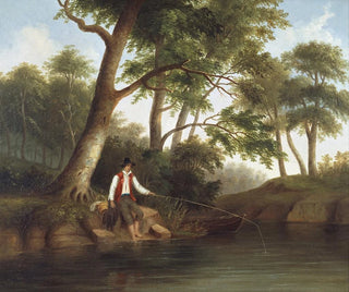 Robert S Duncanson - Man Fishing.webp
