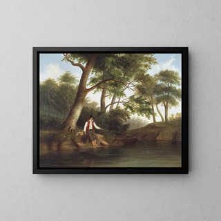 Robert S Duncanson - Man Fishing.webp