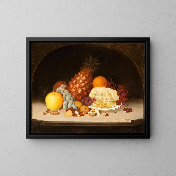 Nature morte - Robert S. Duncanson — quadro incorniciato alla parete