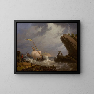 Bac - Robert Salmon — gerahmtes Bild an der Wand