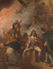 Der Graf von Sandwich weigert sich, sein Schiff während der Schlacht bei Solebay aufzugeben - Robert Smirke — Ansicht des Kunstwerks