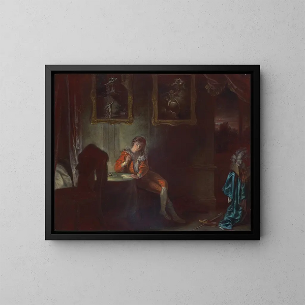 Die sieben Altersstufen des Menschen - Robert Smirke — gerahmtes Bild an der Wand