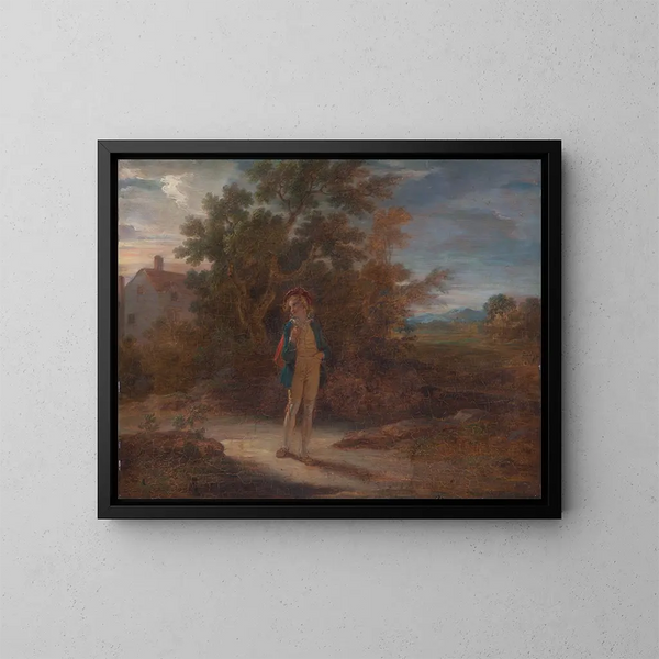 Die sieben Altersstufen des Menschen: Der Schüler - Robert Smirke — gerahmtes Bild an der Wand