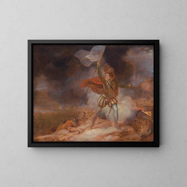 Die sieben Altersstufen des Menschen - Robert Smirke — gerahmtes Bild an der Wand