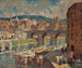 Eine Mühlstadt am Flussufer - Robert Spencer — Ansicht des Kunstwerks