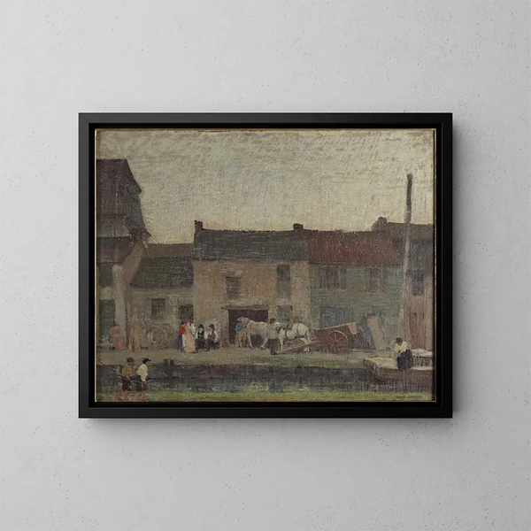 Abenddämmerung - Robert Spencer — gerahmtes Bild an der Wand
