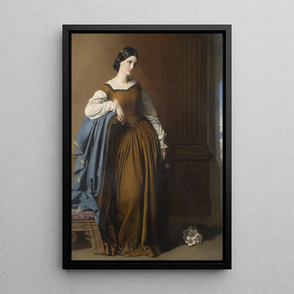 Georgiana Maria Tufnell - Robert Thorburn — framed artwork on a wall