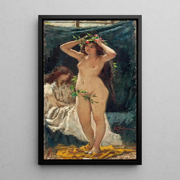 Flore - Roberto Fontana — framed artwork on a wall