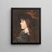 Portrait einer Dame - Roberto Fontana — gerahmtes Bild an der Wand