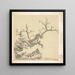 Rocher, vecchio albero e bambù - Chen Hongshou — quadro incorniciato alla parete