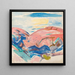 Rochers rouges - Edvard Munch — gerahmtes Bild an der Wand