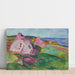 Reproduction of the painting of Red Rocks near Åsgårdstrand - Edvard Munch