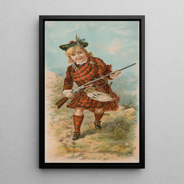 The mountaineer - Rode Brand — framed artwork on a wall