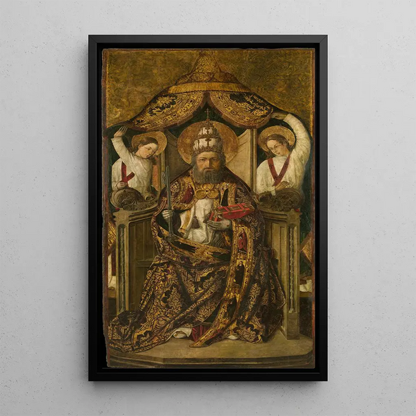 Saint Pierre en majesté - Rodrigo de Osona — framed artwork on a wall